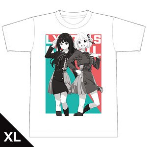 リコリス・リコイル Tシャツ [千束&たきな] XLサイズ (キャラクターグッズ)