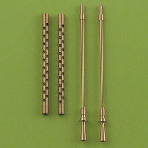 WWII/現用 アメリカ ブローニングM2 .50口径(12.7mm)航空機関銃 消炎器付き銃身 (2本入) (プラモデル)