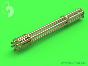 現用 アメリカ M61A1六連装バルカン砲 20mm機関砲身6本/エッチングパーツ付 (プラモデル)