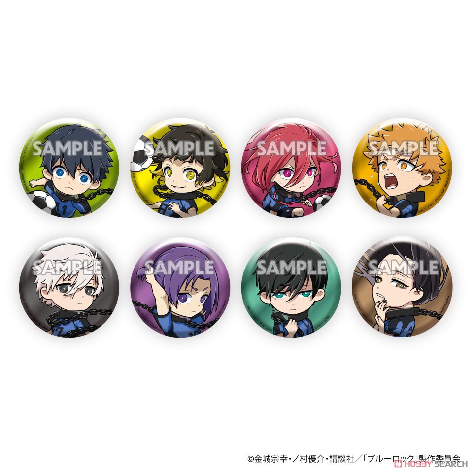 ブルーロック メタリック缶バッジ (8個セット) (キャラクターグッズ) 商品画像1