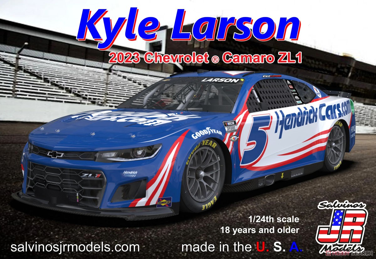 NASCAR 2023 カマロ ZL1 ヘンドリックスモータスポーツ カイル・ラーソン `HendrickCars.comカラー` (プラモデル) パッケージ1