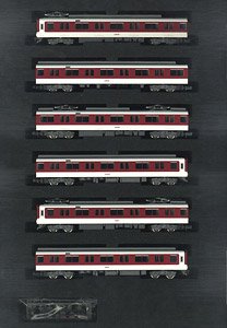 Kintetsu Series 2800 (Osaka Line, 2809+2812 Formation) Six Car Formation Set (w/Motor) (6-Car Set) (Pre-colored Completed) (Model Train)