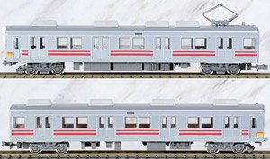 富山地方鉄道 17480形 (前面グラデーション帯・第2編成) 2両編成セット (動力付き) (2両セット) (塗装済み完成品) (鉄道模型)