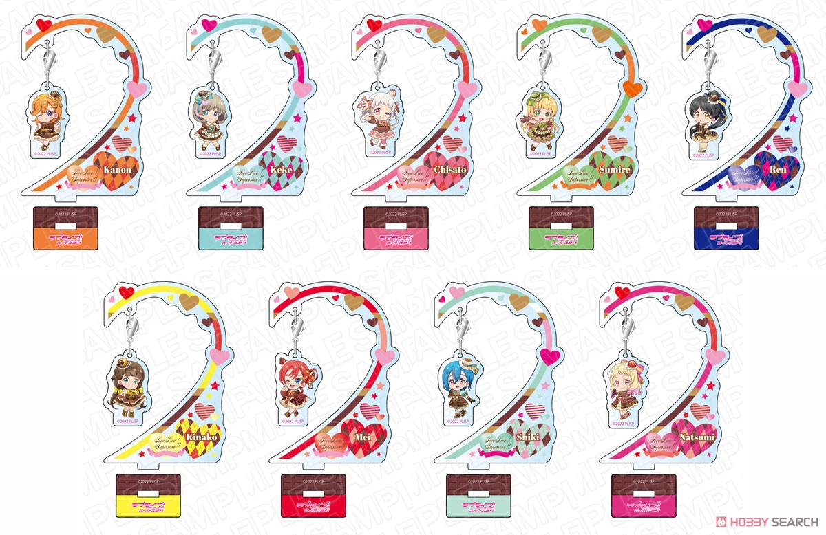 ラブライブ！スーパースター!! ふらふらアクリルスタンド 葉月恋 バレンタインデー デフォルメ ver. (キャラクターグッズ) その他の画像1