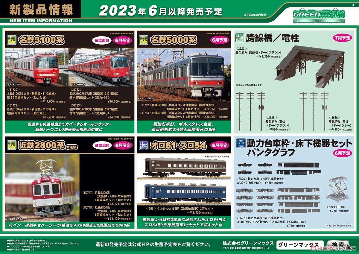 ORO61 + SURO54 (Air Conditionered Car) Two Car Set (2-Car Unassembled Kit) (Model Train) Other picture2