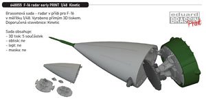 F-16 レーダー (初期型) (キネティック用) (プラモデル)