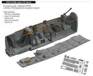 Bf110E Cockpit (for Eduard) (Plastic model)
