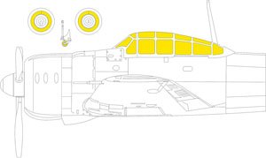 Masking Sheet for A6M2b TFace (for Academy) (Plastic model)