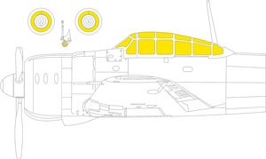 零式艦上戦闘機21型 「Tフェース」両面塗装マスク シール (アカデミー用) (プラモデル)