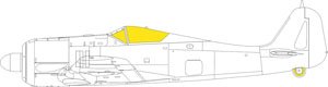 Fw190A-4 塗装マスクシール (エデュアルド用) (プラモデル)