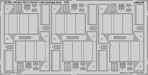 Sd.Kfz.251/1 C型 収納箱 (アカデミー用) (プラモデル)