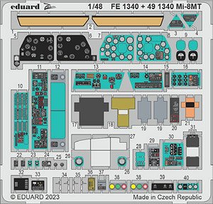 Mi-8MT ズームエッチングパーツ (ズべズダ用) (プラモデル)