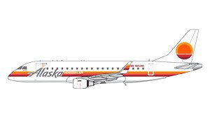 E175 アラスカ航空 `Horizon Air` retro livery N652MK (完成品飛行機)