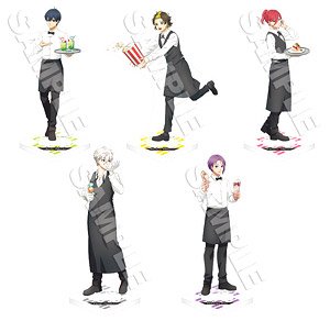 [Blue Lock] Mini Mini Acrylic Stand Collection Cafe (Set of 5) (Anime Toy)