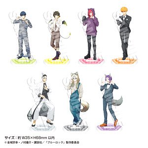 [Blue Lock] Mini Mini Acrylic Stand Collection Costume (Set of 7) (Anime Toy)