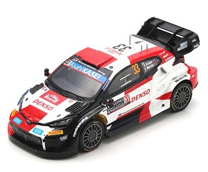 GR Yaris Rally1 No.33 TOYOTA GAZOO Racing WRT 4th Rally Monte Carlo 2023 E.Evans S.Martin (ミニカー)