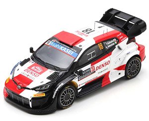 GR Yaris Rally1 No.18 TOYOTA GAZOO Racing WRT 6th Rally Monte Carlo 2023 T.Katsuta A.Johnston (ミニカー)