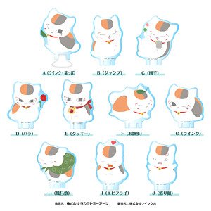 Natsume`s Book of Friends Sucker Acrylic Stand (Set of 10) (Anime Toy)