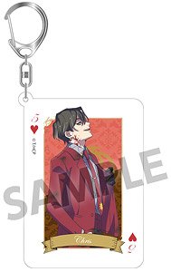 HIGH CARD トランプ風アクリルキーホルダー クリス・レッドグレイヴ (キャラクターグッズ)
