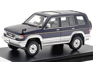 Isuzu Bighorn (1993) Customize Bronze Blue Mica / Light Silver Metallic (Diecast Car)