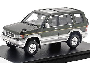 ISUZU BIGHORN (1993) カスタマイズ ゴールドマイカグリーン/ライトシルバーメタリック (ミニカー)