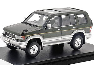 Isuzu Bighorn (1993) Customize Gold Mica Green / Light Silver Metallic (Diecast Car)