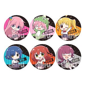 トレーディング缶バッジ ぼっち・ざ・ろっく！ ぷかっしゅ (6個セット) (キャラクターグッズ)