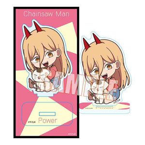 Gyugyutto Acrylic Figure Part2 Chainsaw Man Power (Meowy Plush) (Anime Toy)