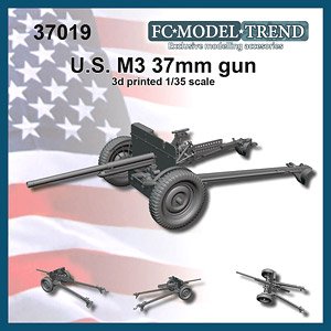 WWII アメリカ M3 37mm対戦車砲 (プラモデル)