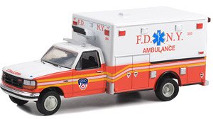 First Responders - 1994 Ford F-350 Ambulance - FDNY (Fire Department City of New York) (ミニカー)