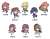The Idolm@ster Shiny Colors Petanko Trading Rubber Strap Vol.2 (Set of 8) (Anime Toy) Item picture1