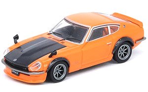 Nissan フェアレディ Z (S30) オレンジ/カーボンボンネット (ミニカー)