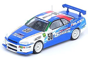 Nissan Skyline GT-R (R34) #50 `5Zigen Falken` Super Taikyu 2000 N1 Winner (Diecast Car)