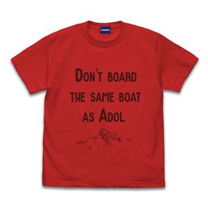 Ys Adol Accident T-Shirt Red XL (Anime Toy)