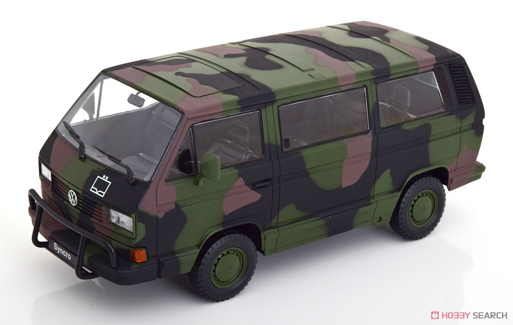 フォルクスワーゲン バス T3 Syncro 1987 Army camouflage 陸軍迷彩 (ミニカー) 商品画像1