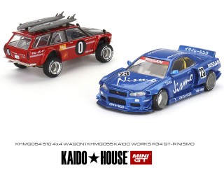 Nissan スカイライン GT-R R34 Kaido Works V3 (右ハンドル) (ミニカー)