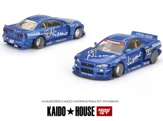 Nissan スカイライン GT-R R34 Kaido Works V3 (右ハンドル) (ミニカー)