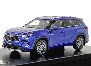 Toyota Highlander サファイアブルー (ミニカー)