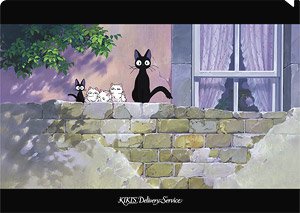 Kiki`s Delivery Service A4 Clear File Jiji Family (Anime Toy)
