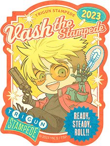 Trigun Stampede Sticker Vash Chibi Chara (Anime Toy)