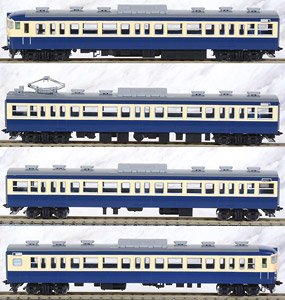 国鉄 115-300系近郊電車 (横須賀色) 増結セット (増結・4両セット) (鉄道模型)