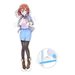 映画 五等分の花嫁 描き下ろしアクリルフィギュアL (私服) 中野三玖 (キャラクターグッズ)