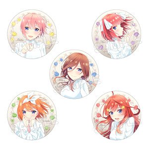 映画 五等分の花嫁 描き下ろし缶バッジ5個セット ∬ED (キャラクターグッズ)