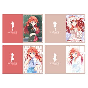 映画 五等分の花嫁 描き下ろしクリアファイル4枚セット 中野五月 (キャラクターグッズ)
