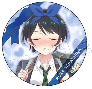 彼女、お借りします 描き下ろし缶バッジ 更科瑠夏A (キャラクターグッズ)