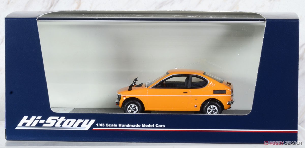 SUZUKI FRONTE Coupe GX (1971) バルセロナオレンジ (ミニカー) パッケージ1