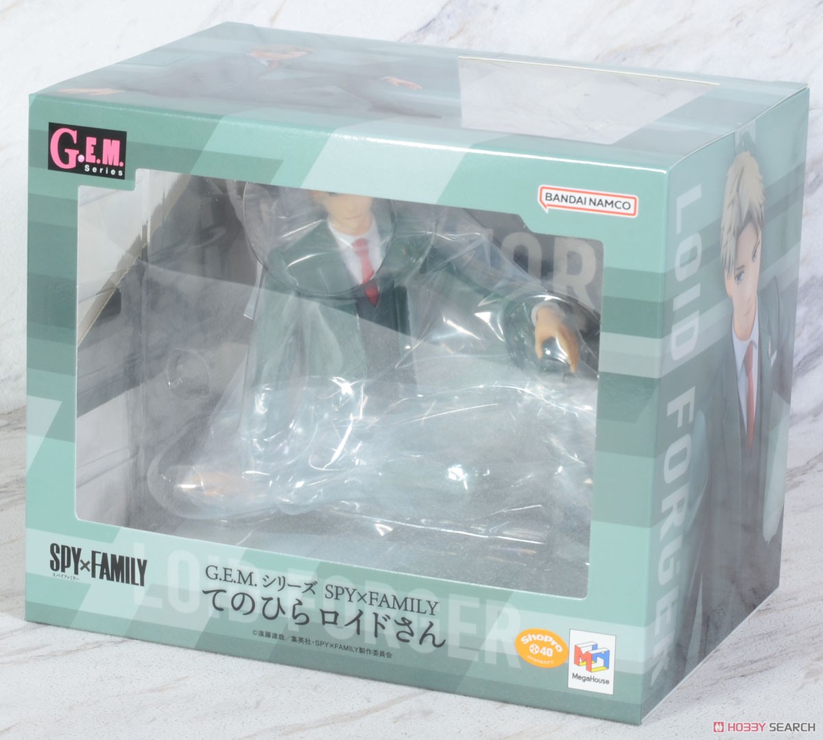 G.E.M. Series Spy x Family Loid-san on Palm (PVC Figure) パッケージ1