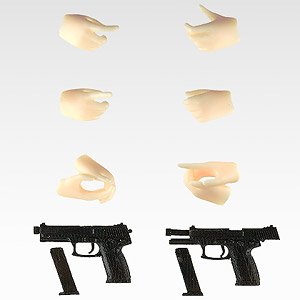 [LAOP12]figma用 銃の持ち手2 ハンドガンセット (フィギュア)