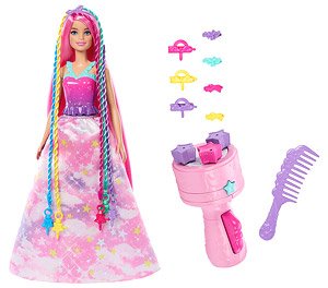 Barbie Doll, Fantasy Hair with Braid and Twist Styling (Character Toy)