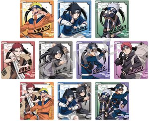 Naruto Trading Square Clear Card (Set of 10) (Anime Toy)